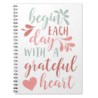 Grateful Heart | Hand Lettered Typography Quote