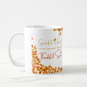 Grateful Heart Thankful Soul Mug – Minimal Fall
