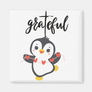 GRATEFUL PENGUIN MAGNET
