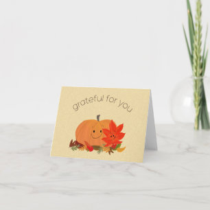 Grateful Pumpkin Card