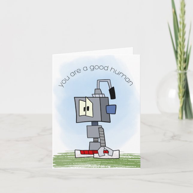 Grateful Robot Card (Front)
