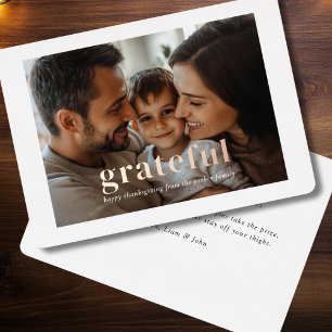 "Grateful" Rose-Gold-Foil, Photo