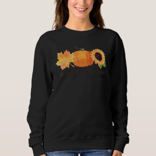 Grateful Thankful Blessed Cna Life Autumn Pumpkin Sweatshirt