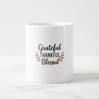 Grateful, Thankful, Blessed Mug