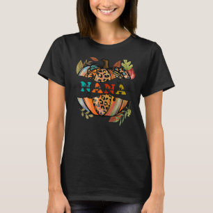 Grateful Thankful Blessed Nana Happy Thanksgiving T-Shirt