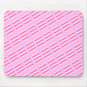 Grateful, Thankful, Gratitude Quote, Pink, Holiday Mouse Pad