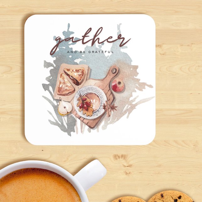 Grateful Thansgiving Gathering Coaster (Creator Uploaded)