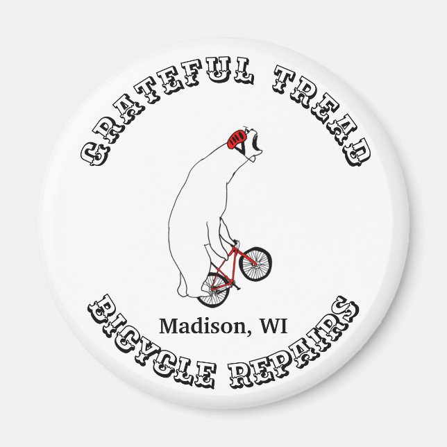 Grateful Tread Magnet (Front)