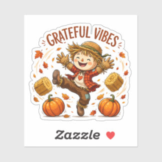 Grateful Vibes Scarecrow Autumn