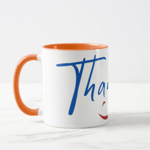 Grateful Vibes: Thankful and Smiling Cup