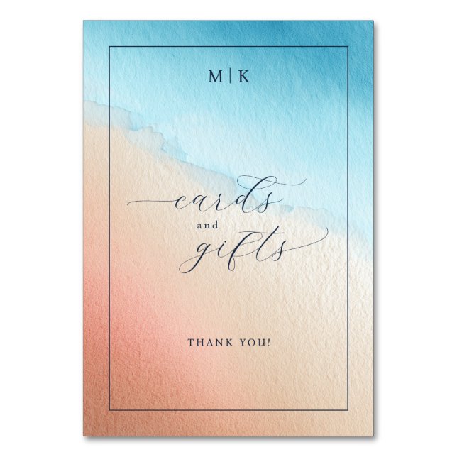Grateful Watercolor Gradient Cards and Gifts (Front)