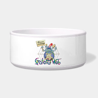 Grateful Web Dog Bowl