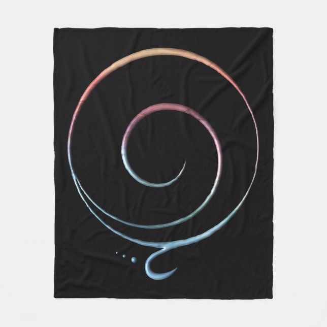 Gratitude 1  fleece blanket (Front)