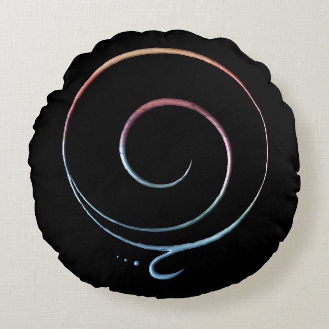 Gratitude 1  round cushion (Front)