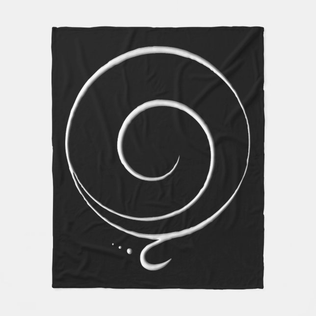 Gratitude 3 fleece blanket (Front)