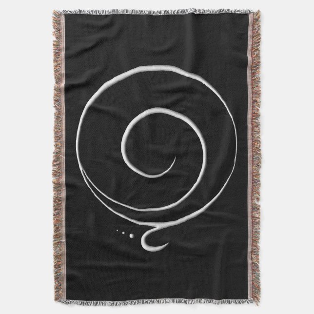 Gratitude 3 throw blanket (Front Vertical)