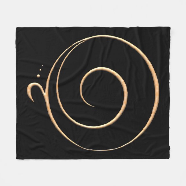 Gratitude 4 fleece blanket (Front (Horizontal))