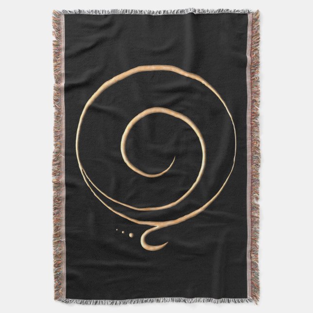 Gratitude 4 throw blanket (Front Vertical)