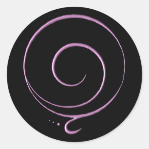 Gratitude 5 classic round sticker