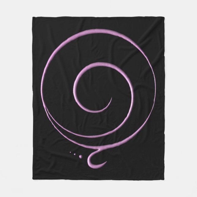 Gratitude 5 fleece blanket (Front)