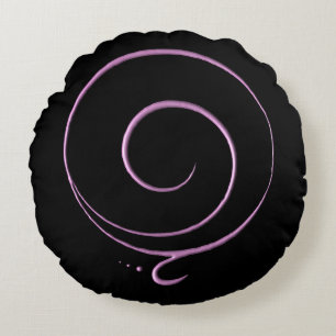 Gratitude 5 round cushion