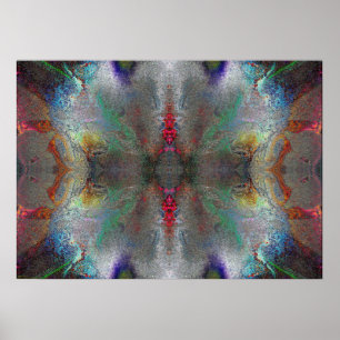 "Gratitude" Abstract Chakra Meditation Art Poster