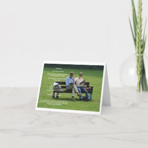 "Gratitude" affirmation note card (blank)
