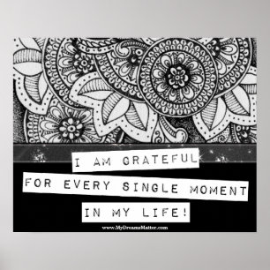 Gratitude Appreciation Thank You Enlightenment Poster