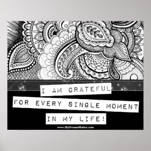 Gratitude Appreciation Thank You Enlightenment Poster