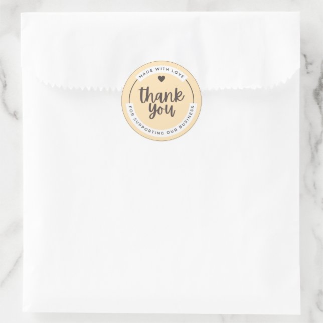 Gratitude Blooms: Elegant Thank You Sticker Se (Bag)