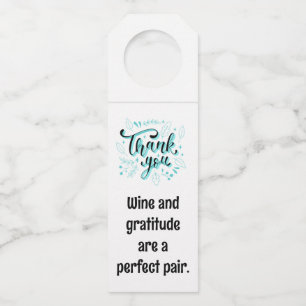 Gratitude Bottle Hanger Tag