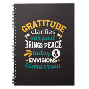 Gratitude Brings Peace Today – Positive Faith Notebook