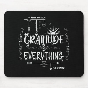 Gratitude Chalkboard 🖱 Mouse Pad