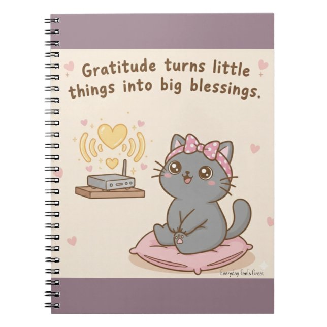 Gratitude Changes Everything – Daily Notebook (Front)