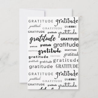 Gratitude Collage Thank You Card for Any Occasion