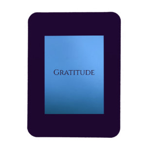 "Gratitude" Flexible Photo Magnet