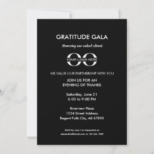 Gratitude Gala Client Appreciation Event Invitation