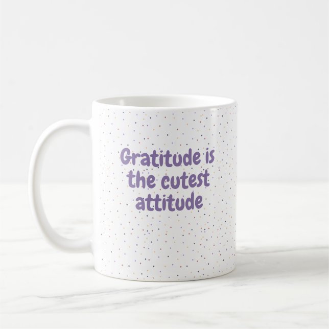 Gratitude Goblet Coffee Mug (Left)