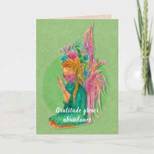 Gratitude Grows Abundance note cards