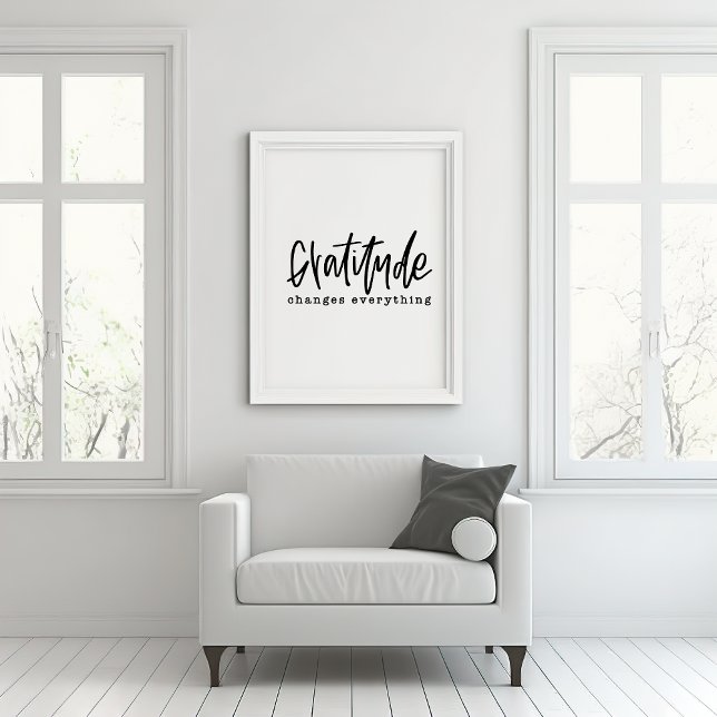 Gratitude Hand Lettered Poster  (Creator Uploaded)