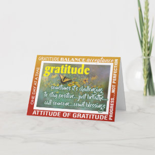 gratitude inspiration card