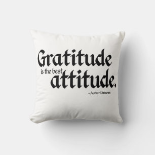  Gratitude is the best Attitude Cushion