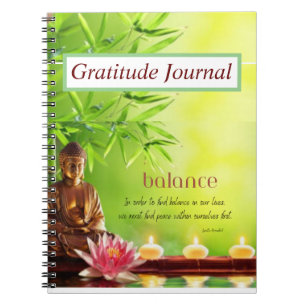 GRATITUDE JOURNAL (Balance) Notebook