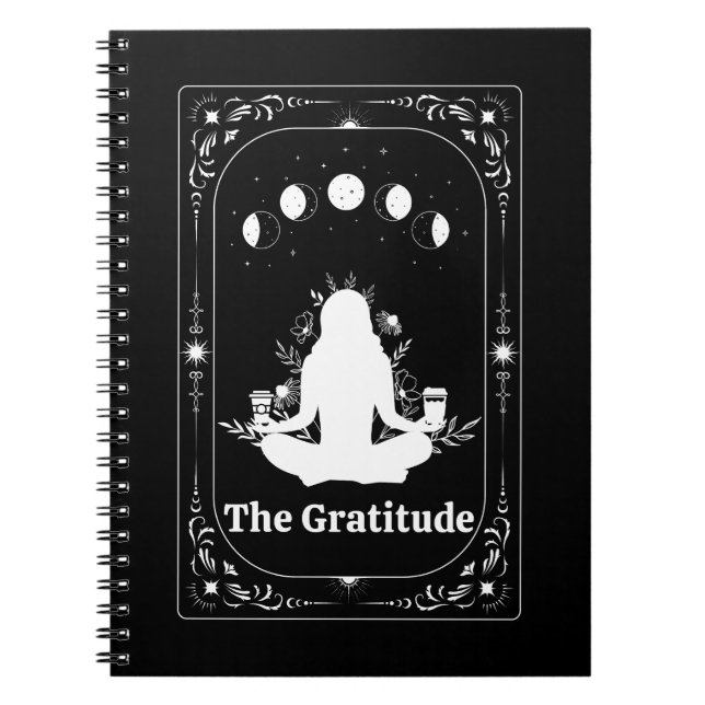 Gratitude Journal Tarot Yoga Coffee Astrology Gift (Front)