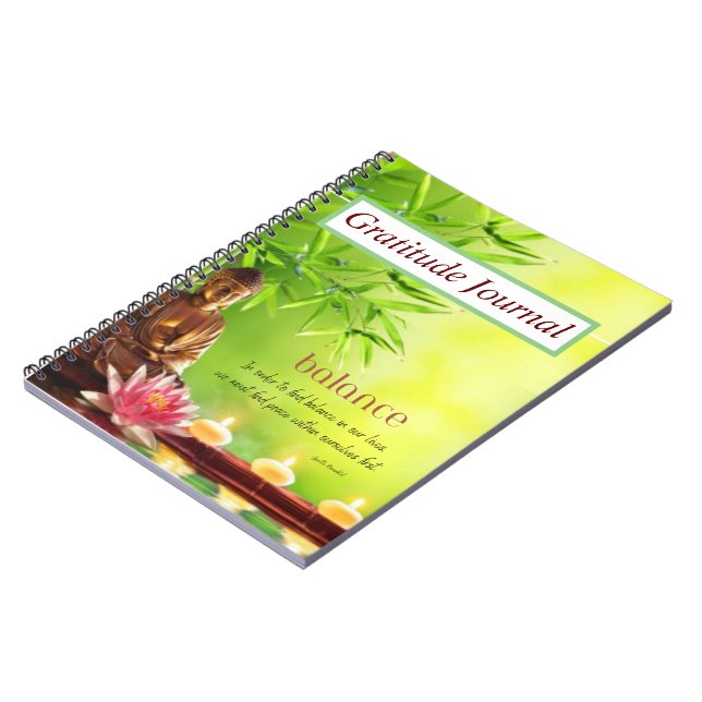 GRATITUDE NOTEBOOK JOURNAL  (Left Side)