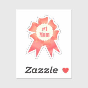 Gratitude Number One Mum winner award ribbon