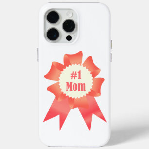 Gratitude Number One Mum winner award ribbon iPhone 15 Pro Max Case