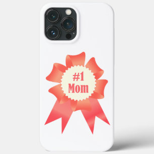 Gratitude Number One Mum winner award ribbon iPhone 13 Pro Max Case