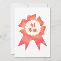 Gratitude Number One Mum winner award ribbon