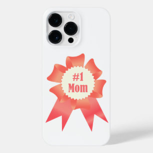 Gratitude Number One Mum winner award ribbon iPhone 14 Pro Max Case